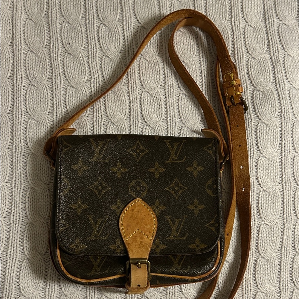 Louis Vuitton Monogram Mini Cartouchiere PM Crossbody Bag